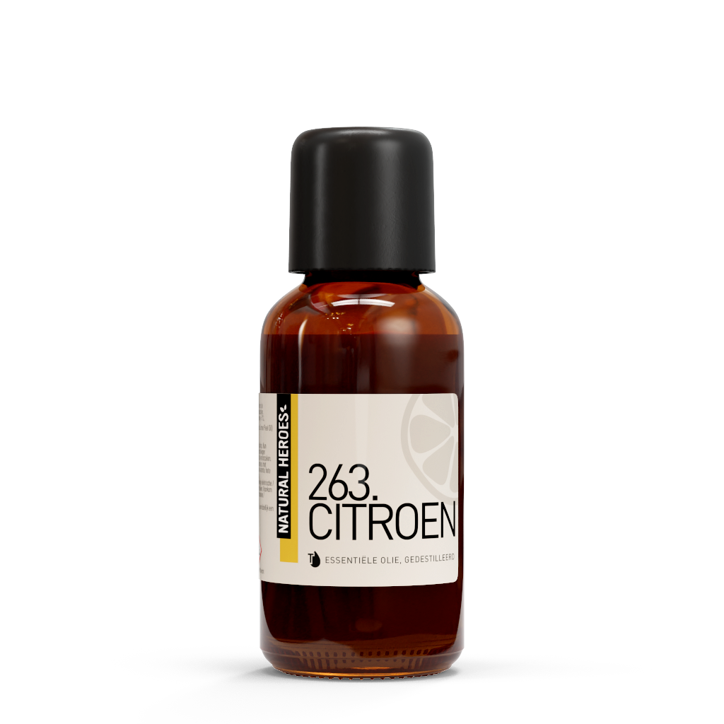 Citroen Etherische Olie (FCF-vrij, Gedestilleerd) Natural Heroes
